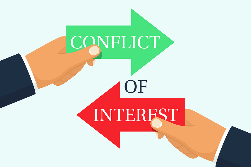Conflict of interest graphic