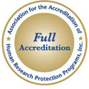 Full Acreditation AAHRPP Seal