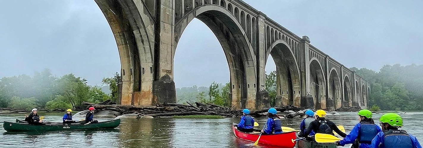 Kayaking on the James River